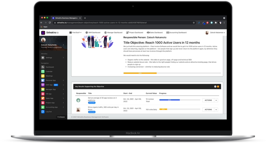 OKR Objective Key Results Pricing