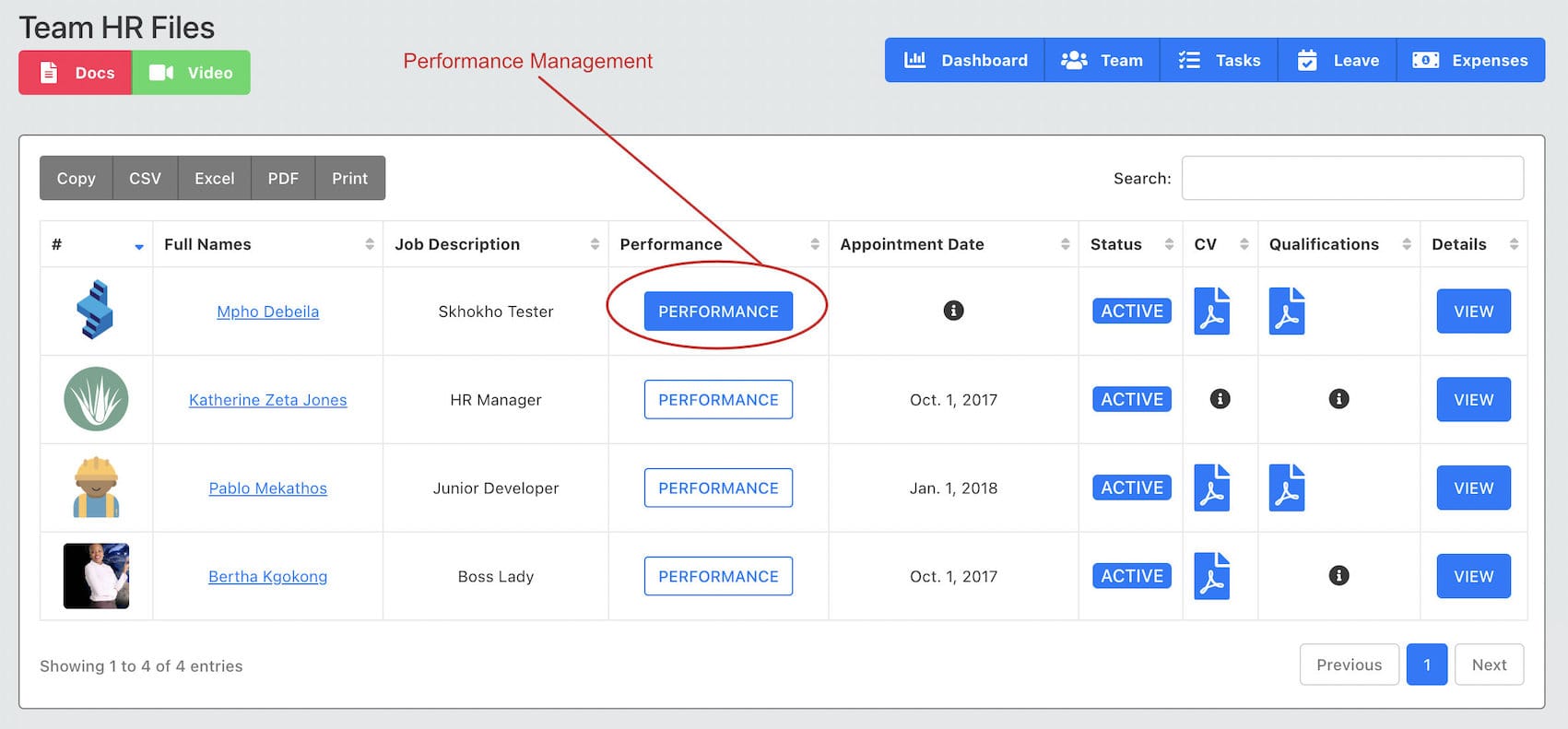 Employee Performance Management