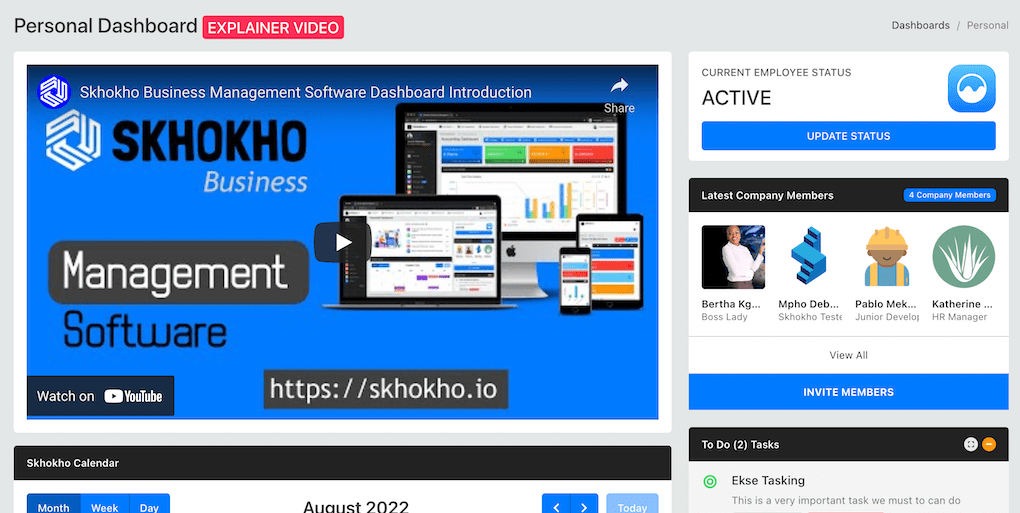 Skhokho Helper Quick Start Navigation Videos