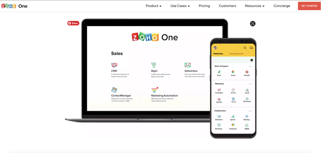 Business Management Software Zoho One